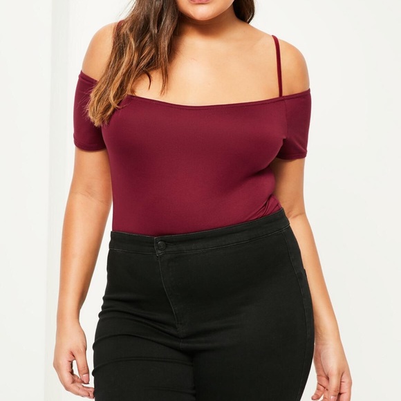 ➕ Cold Shoulder Bodysuit - Picture 2 of 6